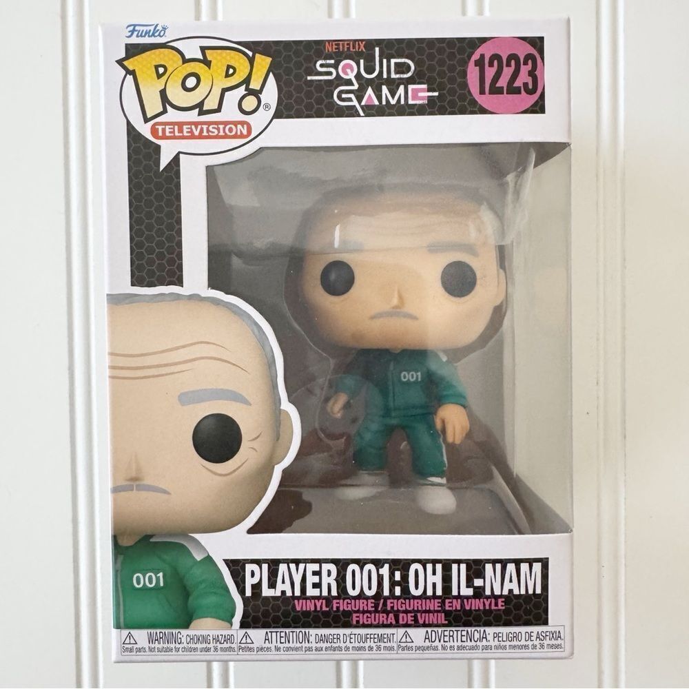 Funko Squid Game POP! Television Player 001- Oh ll-nam Vinyl Figure #1223